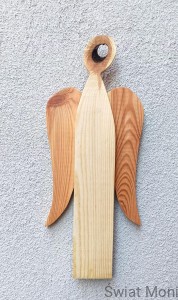 Zatroskany Anioł Rustykalny 43,5 cm 