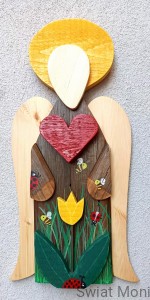 Zamów podobnego Anioł z tulipanem 68 cm 