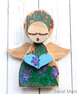 Zamów podobnego Aniołek Fiołek 26 cm do wewnątrz 