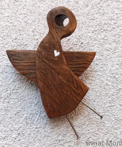 REZERWACJA !!! Aniołek w locie rustykalny 17,5 cm 
