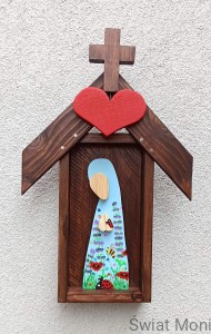  Kapliczka z Lawendową Maryją 55 cm 