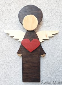 Anioł Stróż MIŁOŚCI 70 cm do wewnątrz 