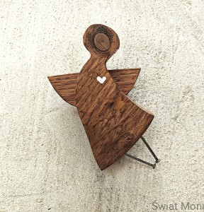 Aniołek Rustykalny w locie 16,5 cm 