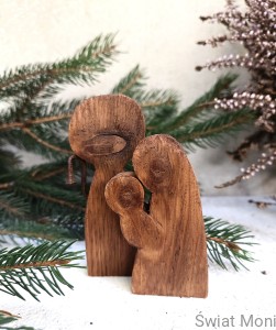 REZERWACJA !!! Święta Rodzina Rustykalna 11 cm 