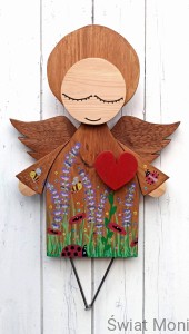 Lawendowy Anioł Cudownego Poranka 61 cm na zewnątrz 